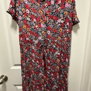 Knox Rose Red and Pink Floral Dress